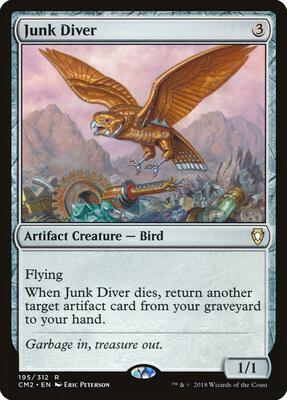 Junk Diver card from Commander Anthology Volume II