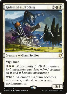Kalemne's Captain card from Commander Anthology Volume II