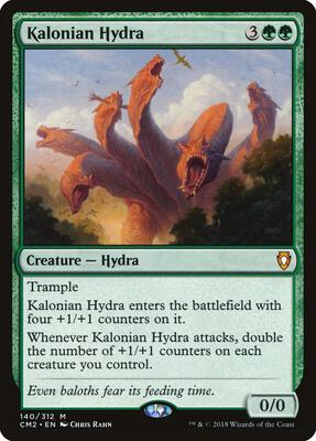 Kalonian Hydra card from Commander Anthology Volume II