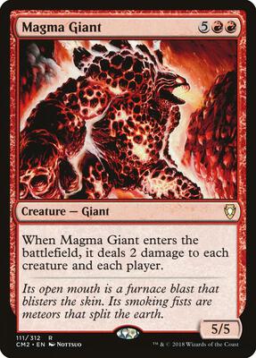 Magma Giant card from Commander Anthology Volume II