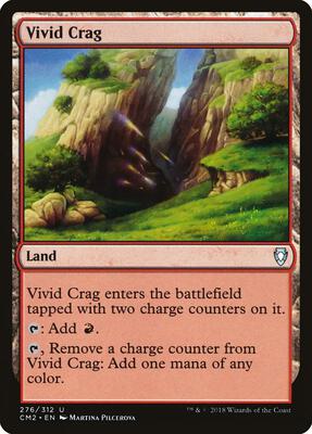 Vivid Crag card from Commander Anthology Volume II