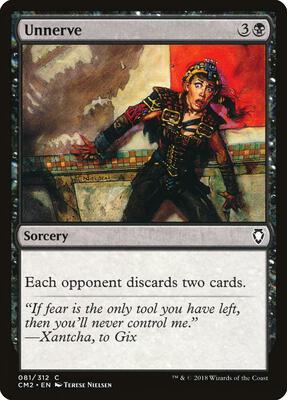 Unnerve card from Commander Anthology Volume II