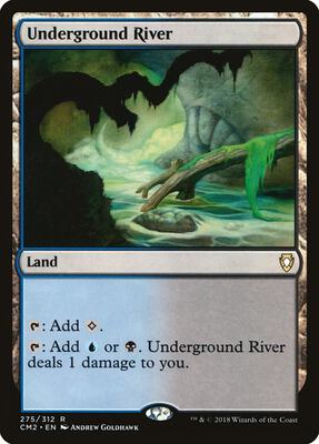Underground River card from Commander Anthology Volume II