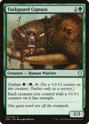 Tuskguard Captain card from Commander Anthology Volume II