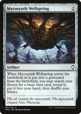 Mycosynth Wellspring card from Commander Anthology Volume II