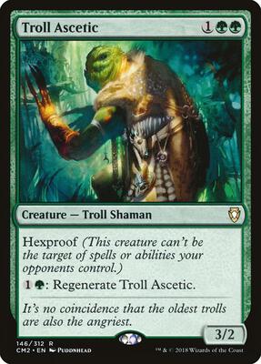 Troll Ascetic card from Commander Anthology Volume II