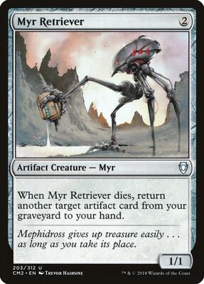 Myr Retriever card from Commander Anthology Volume II