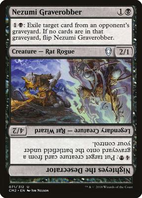 Nezumi Graverobber // Nighteyes the Desecrator card from Commander Anthology Volume II