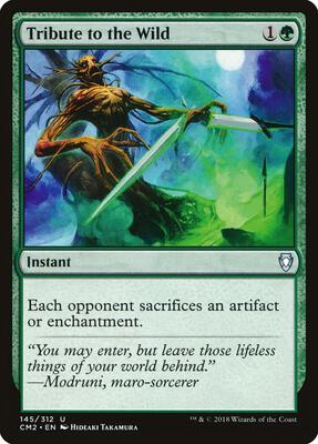 Tribute to the Wild card from Commander Anthology Volume II