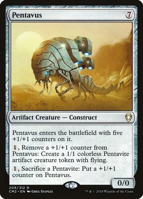 Pentavus card from Commander Anthology Volume II