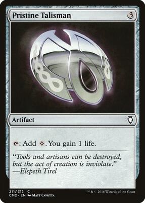Pristine Talisman card from Commander Anthology Volume II