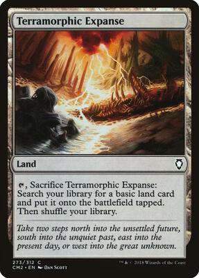 Terramorphic Expanse card from Commander Anthology Volume II