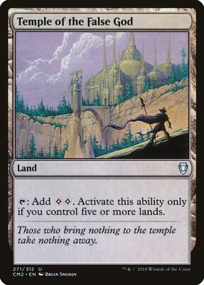 Temple of the False God (271) card from Commander Anthology Volume II