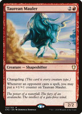 Taurean Mauler card from Commander Anthology Volume II