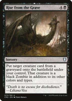 Rise from the Grave card from Commander Anthology Volume II