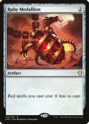 Ruby Medallion card from Commander Anthology Volume II