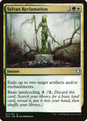 Sylvan Reclamation card from Commander Anthology Volume II