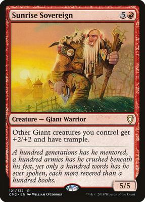 Sunrise Sovereign card from Commander Anthology Volume II