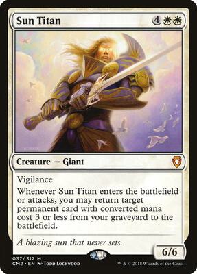 Sun Titan card from Commander Anthology Volume II