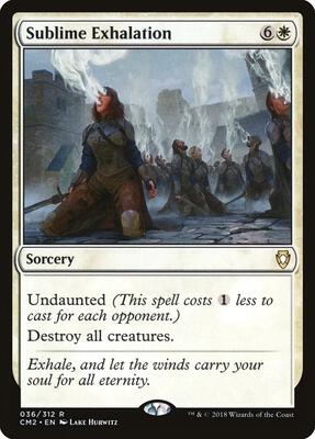 Sublime Exhalation card from Commander Anthology Volume II