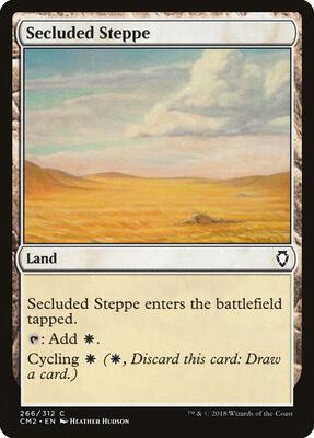 Secluded Steppe card from Commander Anthology Volume II