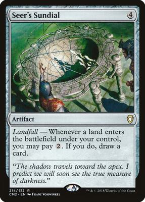 Seer's Sundial card from Commander Anthology Volume II