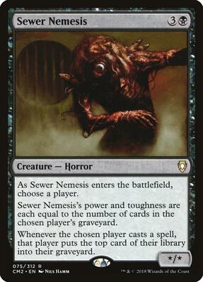 Sewer Nemesis card from Commander Anthology Volume II