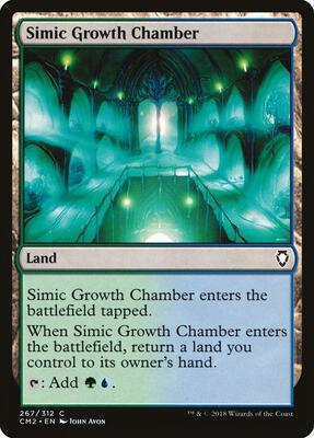 Simic Growth Chamber card from Commander Anthology Volume II
