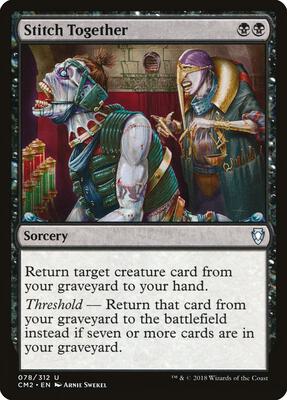 Stitch Together card from Commander Anthology Volume II