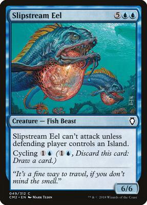 Slipstream Eel card from Commander Anthology Volume II