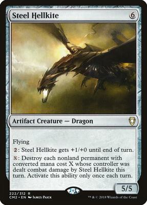 Steel Hellkite card from Commander Anthology Volume II