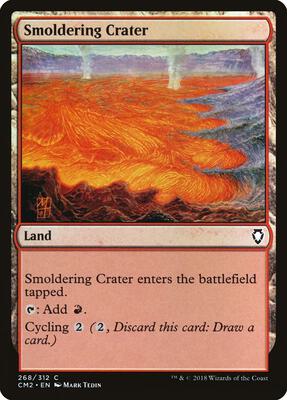 Smoldering Crater card from Commander Anthology Volume II