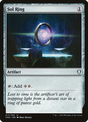 Sol Ring card from Commander Anthology Volume II