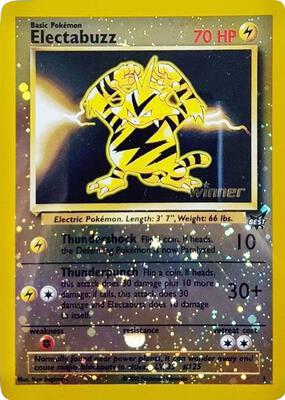Electabuzz - 1 [Winner] card from Best of Promos