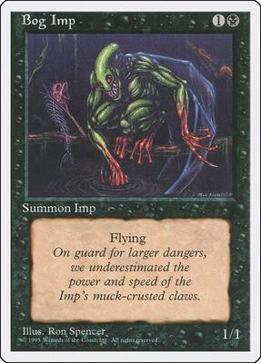 Bog Imp card from Fourth Edition