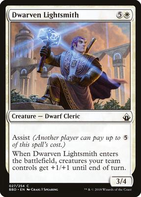 Dwarven Lightsmith card from Battlebond