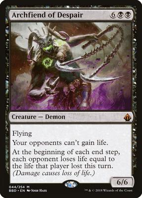 Archfiend of Despair card from Battlebond
