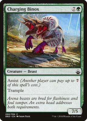 Charging Binox card from Battlebond