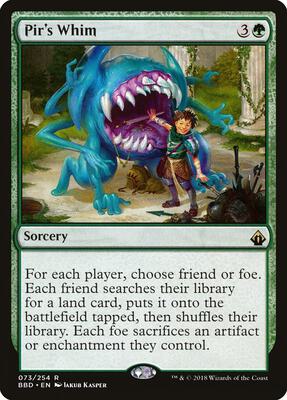Pir's Whim card from Battlebond