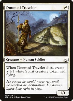 Doomed Traveler card from Battlebond