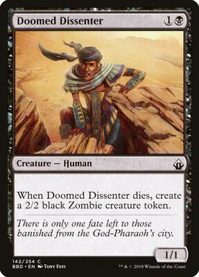 Doomed Dissenter card from Battlebond