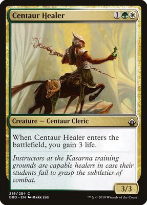 Centaur Healer card from Battlebond