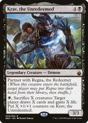 Krav, the Unredeemed card from Battlebond