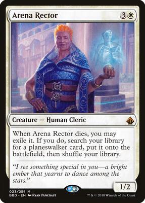 Arena Rector card from Battlebond