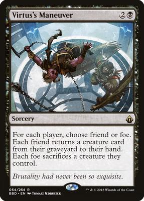 Virtus's Maneuver card from Battlebond
