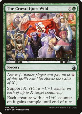 The Crowd Goes Wild card from Battlebond