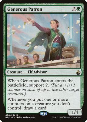 Generous Patron card from Battlebond