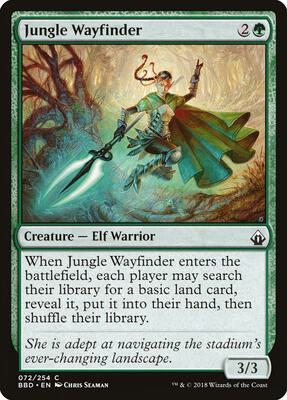 Jungle Wayfinder card from Battlebond