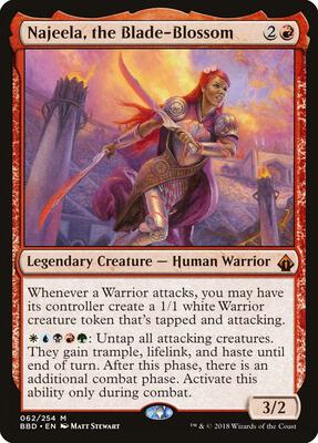 Najeela, the Blade-Blossom card from Battlebond