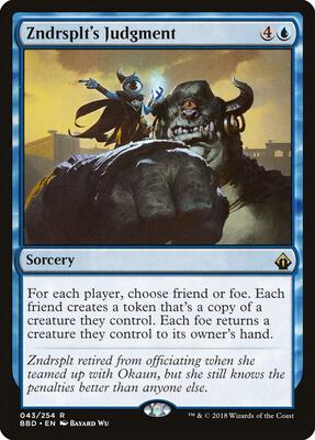Zndrsplt's Judgment card from Battlebond